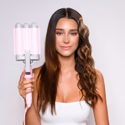 Mermade Hair Waver Curling iron Warm Pink 2.5 m