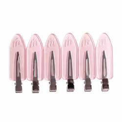 Mermade Hair No-Crease Clips, Imitation jewellery, Hair clip, Female, Pink, Silver