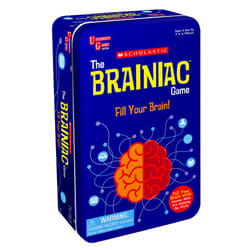 Scholastic  The Brainiac Game Tin
