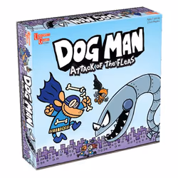 University Games Dog Man - Attack of the Fleas Game, Board game, 6 yr(s), Family game
