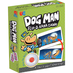 University Games Dog Man Flip-O-Rama Game, Card Game, Card exchange, 5 yr(s)