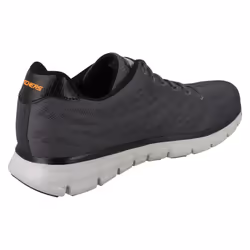 ) Mens Skechers Casual Trainer Synergy Fine Tune - UK 6, Charcoal/Black (Grey