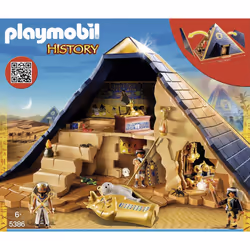 5386 History Pharaoh's Pyramid with Hidden Tombs and Traps, historic and educational toy, fun imaginative role play, playset suitable for children