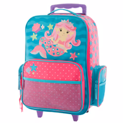 Stephen Joseph Kids Classic Rolling Luggage  Mermaid  one Size