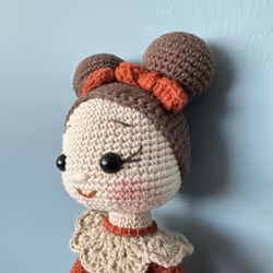 Tiny Things Stuffed Animal | Plush Toy | Cuddle Play and Bed time Friend | Handmade Natural Baby Doll | Knitted Crochet Toys | Crocheted Doll for Babi