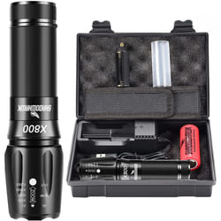 X800 2500 lumens Torches Super Bright Led Torch Powerful Military Tactical Flashlight Torch