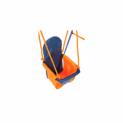 Hedstrom Folding Toddler Swing Super Fun First Swing with High Back Support Indoor and Outdoor Play Robust Steel Frame Adjustable Ropes Comfortable
