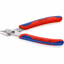 KNIPEX 78 03 125 Electronic Super Knips with multi-component grips 125 mm