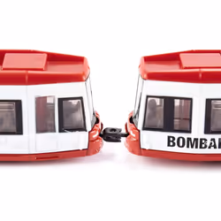 Siku 1895  Tram  1:87  Metal/Plastic  Red/White  Compatible with Other
