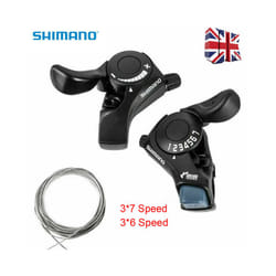 Shimano SL-TX30 Shifters 18/21 Speed Levers Set UK - Left 3 and Right 7 Speed
