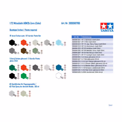 Tamiya Models 60780 Mitsubishi A6M2b Zero Fighter (Zeke)