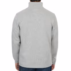 Coleman Men's Lightweight 1/4 Zip Sweater Fleece with Sherpa Collar - Comfortable Quarter Zip Design for Everyday Wear (Shale Heather  Medium)