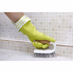 Tough Stuff All-Purpose Scrub Brush White FC16127W, Bamboo, 12.5 x 6.2 x 11 cm