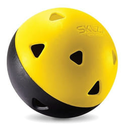 SKLZ Impact Limited-Flight Practice Baseball  Softball  and Mini Balls (Softballs  8 Pack)  Black/Yellow