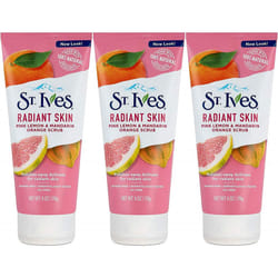 St Ives Scrub  Even & Bright Pink Lemon & Mandarin Orange 6 Ounce (Pack of 3) by St. Ives