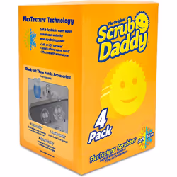 Original Scrub Daddy Sponge - Scratch Free Scrubber for Dishes and Home Odor Resistant Soft in Warm Water Firm in Cold De ...