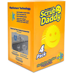 Original Scrub Daddy Sponge - Scratch Free Scrubber for Dishes and Home  Odor Resistant  Soft in Warm Water  Firm in Cold  Deep Cleaning Kitchen and B