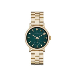 Marc Jacobs MBM3245 Baker Green Dial Gold-tone Ladies Watch