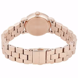 Marc Jacobs Baker Ladies WatchÂ¦White DialÂ¦Rose Gold Stainless Steel BandÂ¦MBM3248