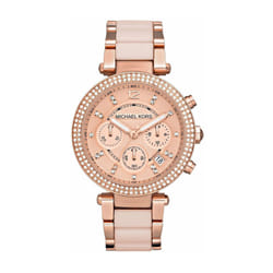 Michael Kors Parker MK5896 Ladies  Rose Gold-Tone Chronograph Watch