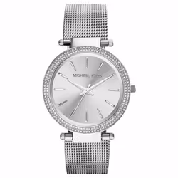 Michael Kors Darci Ladies Watch Silver Mesh Bracelet Siver Dial MK3367