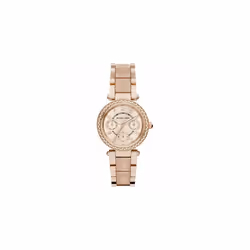 Michael Kors Mini Parker Ladies' Rose Gold Bracelet Design Round Watch MK6110