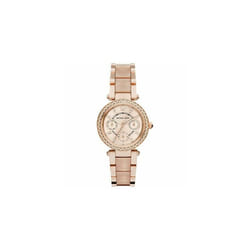 Michael Kors Mini Parker Ladies' Rose Gold Bracelet Design Round Watch MK6110