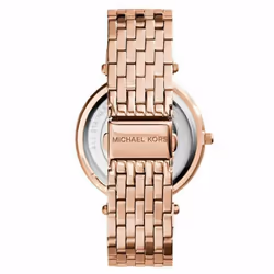Michael Kors Darci Ladies Watch MK3439Â¦Crystal Pave DialÂ¦RoseTone Stainless Band