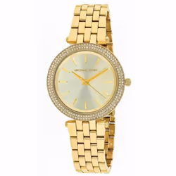 Michael Kors Mini Darci Ladies Bracelet WatchÂ¦Crystal PaveÂ¦Gold Tone CaseÂ¦MK3430