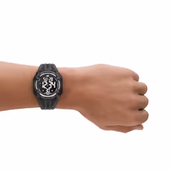 Skechers Men's El Porto Digital Chronograph Watch  Color: Black (Model: SR1008)