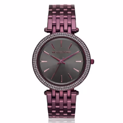 Michael Kors Darci Ladies Watch MK3554|Gunmetal Dial|Stainless Strap