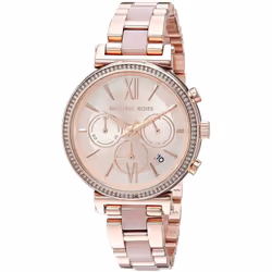 Michael Kors Sofie Chronograph Quartz Diamond Accent Mk6560 Women's Watch