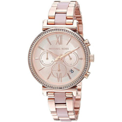 Michael Kors Sofie Chronograph Quartz Diamond Accent Mk6560 Women's Watch