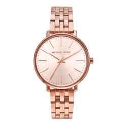 Michael Kors Pyper Three-Hand Rose Gold-Tone Stainless Steel Women's W