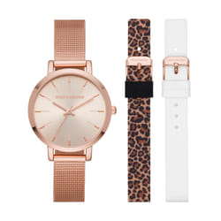 Skechers Women's Quartz Three-Hand Watch & Interchangeable Band Gift S