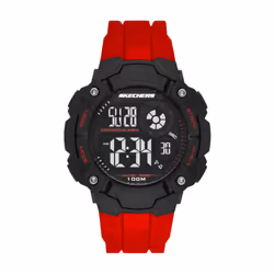 Skechers Men's Westlawn Digital Chronograph Watch Color: Black Red (Model: SR1122)