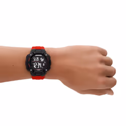 Skechers Men's Westlawn Digital Chronograph Watch  Color: Black  Red (Model: SR1122)