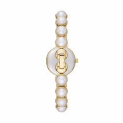 Kate Spade New York Women's Monroe Quartz Stainless Steel and Pearl Three-Hand Watch  Color: Gold/Pearl (Model: KSW1687)