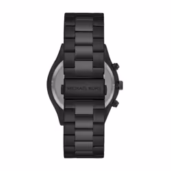 Michael Kors Slim Runway Chronograph Black Stainless Steel Men's Watch (Model: MK8919)