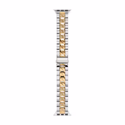 Michael Kors Women's 38/40mm Two-Tone Stainless Steel Band for Apple Watch MKS8019