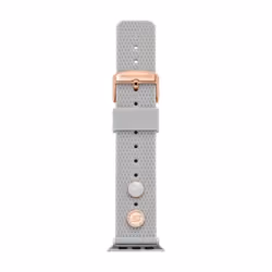 Skechers All-Gender Apple 38/40/41mm Silicone Interchangeable Watch Band Strap Color: Gray (Model: SRS6004)