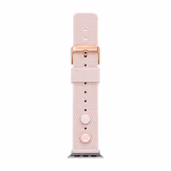 Skechers All-Gender Apple 38/40/41mm Silicone Interchangeable Watch Band Strap  Color: Blush (Model: SRS6005)