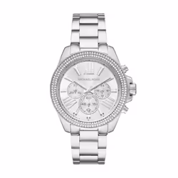 Michael Kors Wren Chronograph Silver-Tone Stainless Steel Women's Watch (Model: MK7429)