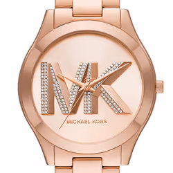 Michael Kors Slim Runway Three-Hand Rose Gold-Tone Stainless Steel Women's Watch (Model: MK4733)