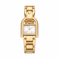 Fossil Women's Harwell Quartz Stainless Steel Three-Hand Watch Color: Gold (Model: ES5327)