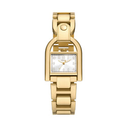Fossil Women's Harwell Quartz Stainless Steel Three-Hand Watch  Color: Gold (Model: ES5327)