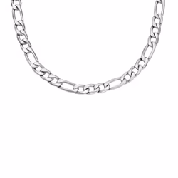 Fossil Men's All Stacked Up Stainless Steel Chain Necklace  Color: Silver (Model: JF04721040)