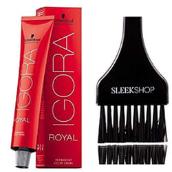 Schwarzkopf Professional Igora Royal Permanent Hair Color (with Sleek Tint Brush) (4-0 Medium Brown)