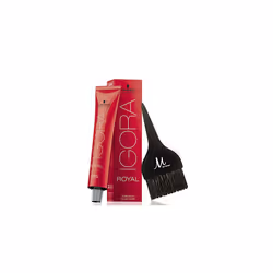 Schwarzkopf Professional Igora Royal Permanent Hair Color (with Sleek Tint Brush) (1-0 Black)