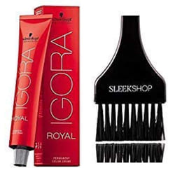 Schwarzkopf Professional Igora Royal Permanent Hair Color (with Sleek Tint Brush) (7-4 Medium Beige Blonde)